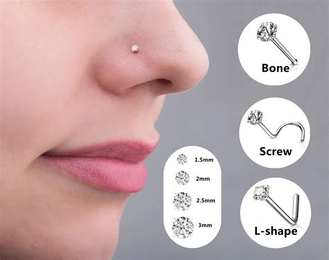 diamond nose stud online shopping.